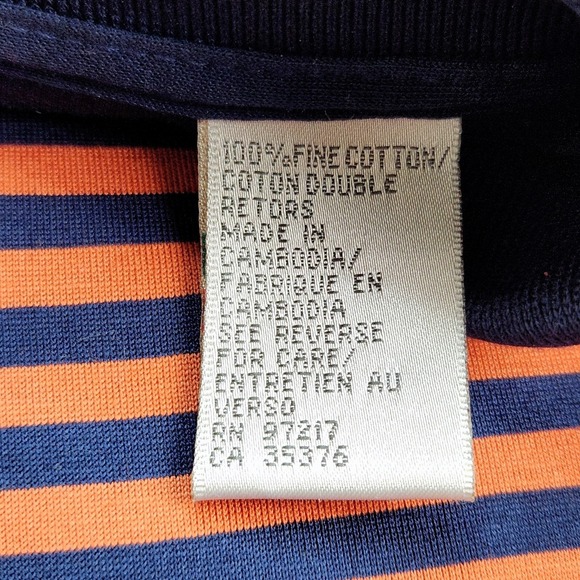 Vintage U.S. Open Pinehurst No.2 Polo Shirt Mens Large Navy Orange Tehama 2005 - Picture 7 of 16